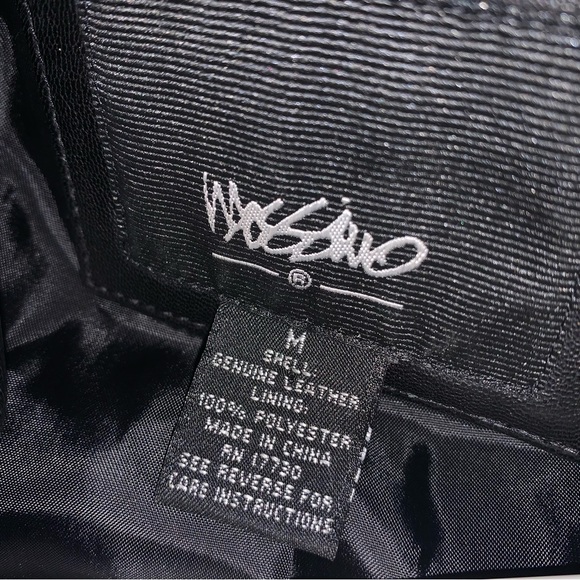 Mossimo Moto Leather Jacket Size M - Picture 5 of 5